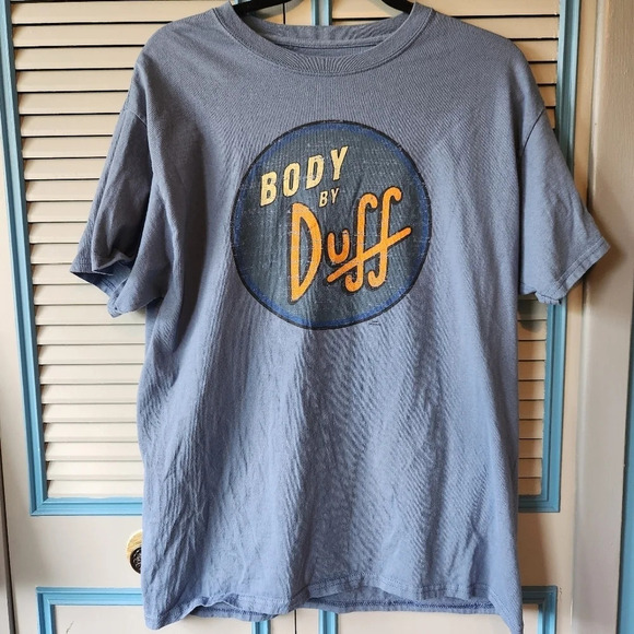 The Simpsons Body By Duff Tee Shirt - Picture 1 of 10